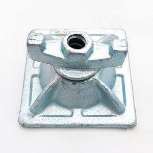 Platine avec écrou pivotant